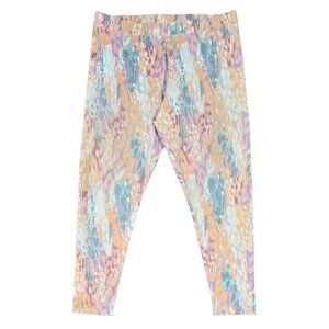 Soft Surroundings Have to Have Multicolor Paint Splatter Leggings Colorful
